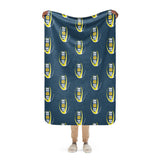 Grand Haven Boys Rugby Sherpa blanket