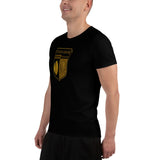 CMU Exiles Black Men's Athletic T-shirt