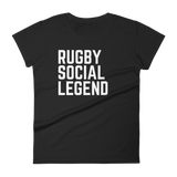 Rugby Social Legend - Women's short sleeve t-shirt - Saturday's A Rugby Day
