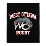 West Ottawa Rugby Throw Blanket