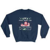 Free Beer for All the Ruggers Ugly Sweatshirt - Saturday's A Rugby Day