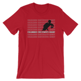Columbus Castaways Rugby Repeat Short-Sleeve Unisex T-Shirt - Saturday's A Rugby Day