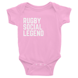 Rugby Social Legend - Infant Bodysuit - Saturday's A Rugby Day