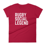 Rugby Social Legend - Women's short sleeve t-shirt - Saturday's A Rugby Day