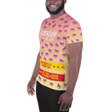 Clydesdale Sublimated Men's Athletic T-shirt - Saturday's A Rugby Day