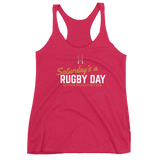 Women's SARD Racerback Tank - Saturday's A Rugby Day