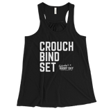 Women's Flowy SARD Racerback Tank - Saturday's A Rugby Day