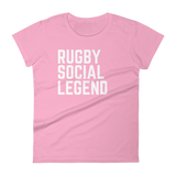 Rugby Social Legend - Women's short sleeve t-shirt - Saturday's A Rugby Day