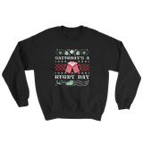 Saturday's a Rugby Day Ugly Christmas Sweatshirt - Saturday's A Rugby Day