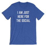 Just Here for the Social - Short-Sleeve Unisex T-Shirt - Saturday's A Rugby Day