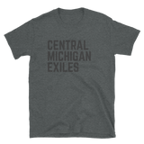 Central Michigan Exiles Text Short-Sleeve Unisex T-Shirt