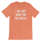 Just Here for the Social - Short-Sleeve Unisex T-Shirt - Saturday's A Rugby Day