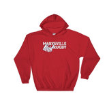 Marysville Rugby Grunge Hooded Sweatshirt - Saturday's A Rugby Day