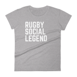 Rugby Social Legend - Women's short sleeve t-shirt - Saturday's A Rugby Day