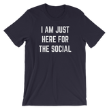 Just Here for the Social - Short-Sleeve Unisex T-Shirt - Saturday's A Rugby Day