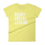 Rugby Social Legend - Women's short sleeve t-shirt - Saturday's A Rugby Day