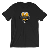 Saturday's a Rugby Day Black and Yellow Short-Sleeve Unisex T-Shirt - Saturday's A Rugby Day