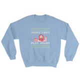 Jesus Can't Play Rugby Ugly Christmas Sweatshirt - Saturday's A Rugby Day