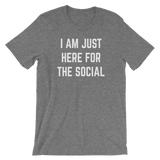 Just Here for the Social - Short-Sleeve Unisex T-Shirt - Saturday's A Rugby Day