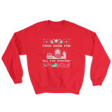 Free Beer for All the Ruggers Ugly Sweatshirt - Saturday's A Rugby Day
