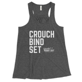 Women's Flowy SARD Racerback Tank - Saturday's A Rugby Day