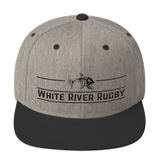 White River Game Bar Snapback Hat - Saturday's A Rugby Day