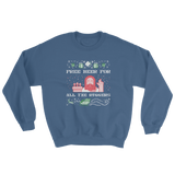 Free Beer for All the Ruggers Ugly Sweatshirt - Saturday's A Rugby Day