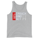 Crouch, Bind, Set Red Block Tank Top - Saturday's A Rugby Day