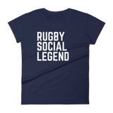 Rugby Social Legend - Women's short sleeve t-shirt - Saturday's A Rugby Day