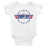 Top Gunner Infant Bodysuit - Saturday's A Rugby Day