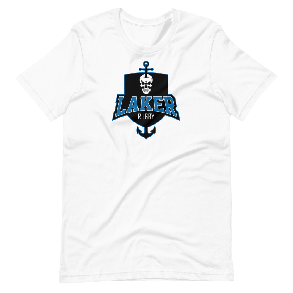 Laker Rugby Shield Short-Sleeve Unisex T-Shirt – Saturday's A Rugby Day