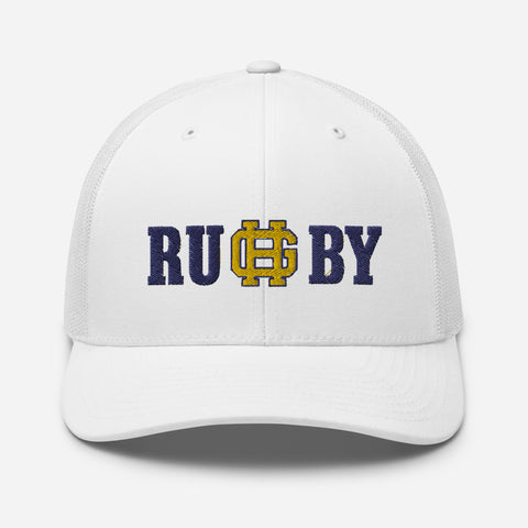 Grand Haven Boys Rugby White Trucker Cap