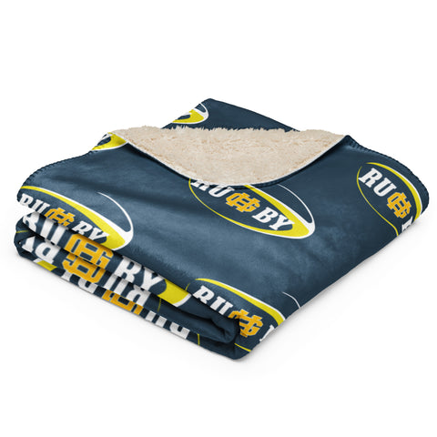 Grand Haven Boys Rugby Sherpa blanket