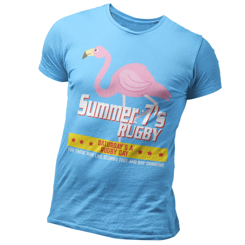 Summer 7's 2019 T-Shirt - Saturday's A Rugby Day