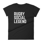 Rugby Social Legend - Women's short sleeve t-shirt - Saturday's A Rugby Day