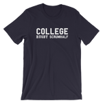 College - Rugby Scrumhalf - Short-Sleeve Unisex T-Shirt - Saturday's A Rugby Day