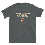 Central Michigan Exiles Color Bar Short-Sleeve Unisex T-Shirt