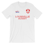 Louisville Rugby Jersey Style Short-Sleeve Unisex T-Shirt - Saturday's A Rugby Day