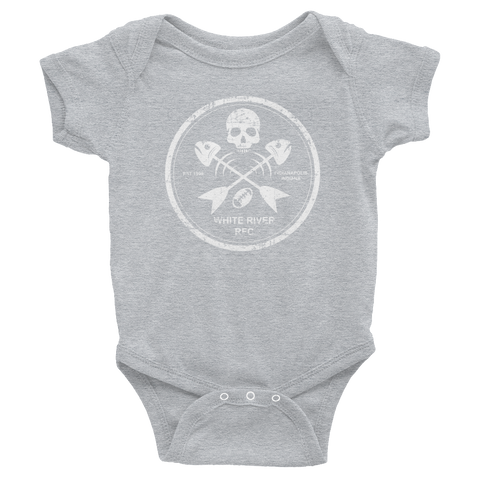 White River Crossbones Infant Bodysuit - Saturday's A Rugby Day