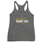 Women's SARD Racerback Tank - Saturday's A Rugby Day
