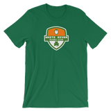 White River Shamrock Crest Short-Sleeve Unisex T-Shirt - Saturday's A Rugby Day