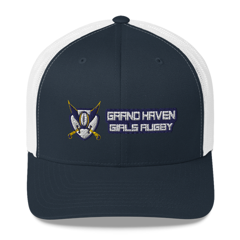 Grand Haven Girls Rugby Trucker Cap - Saturday's A Rugby Day