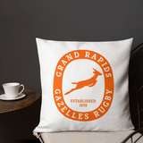 Grand Rapids Gazelles Premium Pillow - Saturday's A Rugby Day