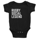 Rugby Social Legend - Infant Bodysuit - Saturday's A Rugby Day