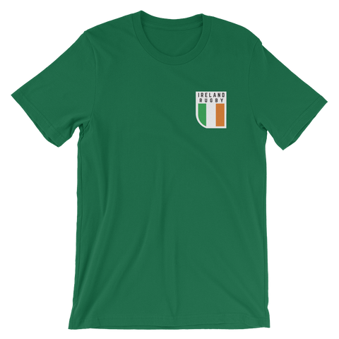Ireland Rugby Crest Short-Sleeve Unisex T-Shirt - Saturday's A Rugby Day