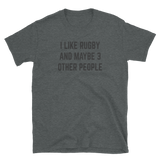 I Like Rugby Short-Sleeve Unisex T-Shirt