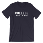 College - Rugby 8 Man - Short-Sleeve Unisex T-Shirt - Saturday's A Rugby Day