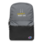 Saturday's a Rugby Day Embroidered Champion Backpack - Saturday's A Rugby Day