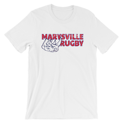 Marysville Rugby Grunge Short-Sleeve Unisex T-Shirt - Saturday's A Rugby Day