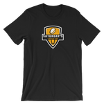 Saturday's a Rugby Day Black and Yellow Short-Sleeve Unisex T-Shirt - Saturday's A Rugby Day
